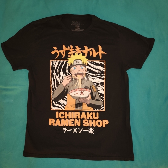 Naruto Other - Two Naruto Shippuden Ichiraku Ramen Shop, men's L (42/44) T-shirts